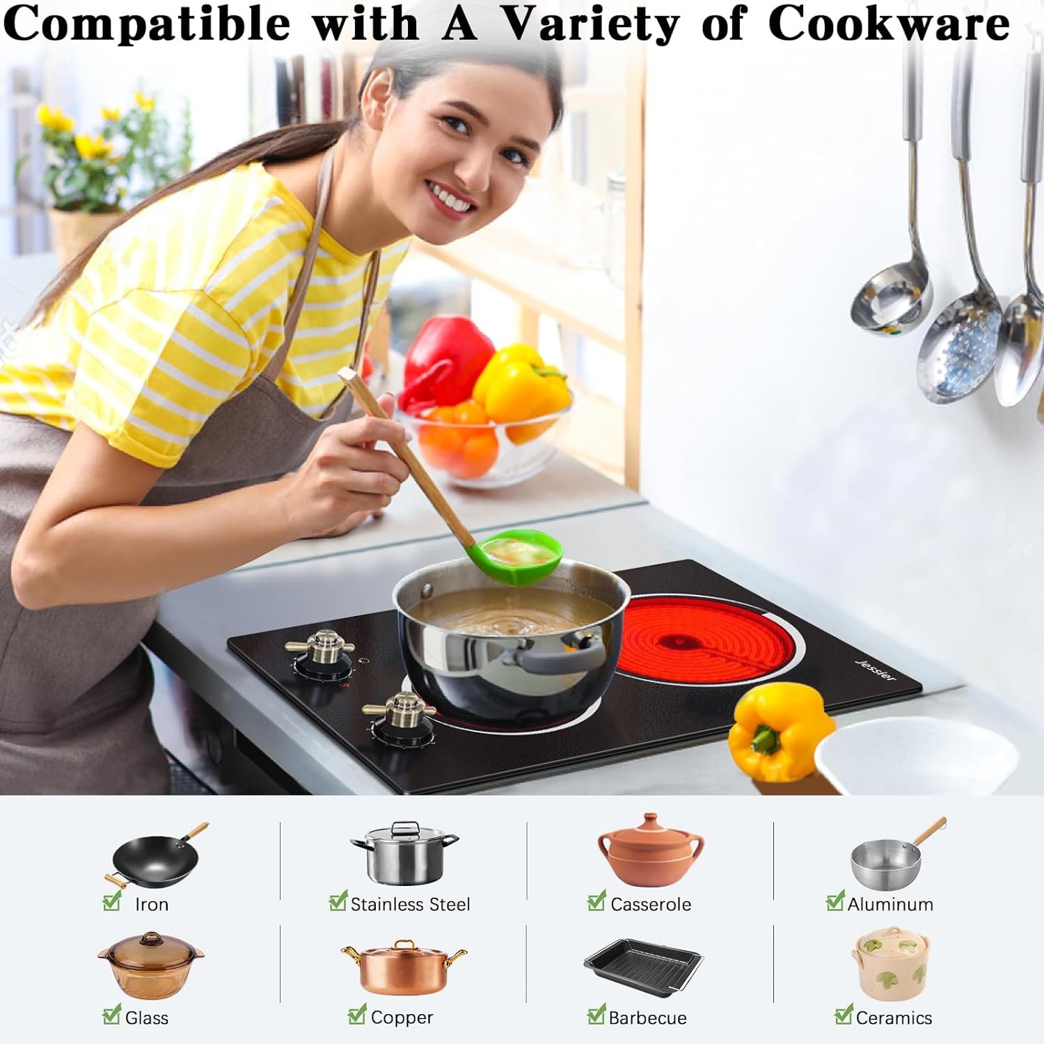 Jessier 12 Inch Electric Cooktop Review