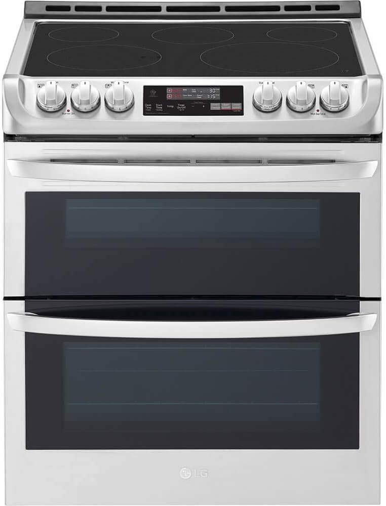 LG LTE4815ST 7.3 Cu. Ft. Stainless Double Oven Electric Range