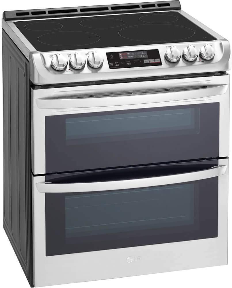 LG LTE4815ST 7.3 Cu. Ft. Stainless Double Oven Electric Range