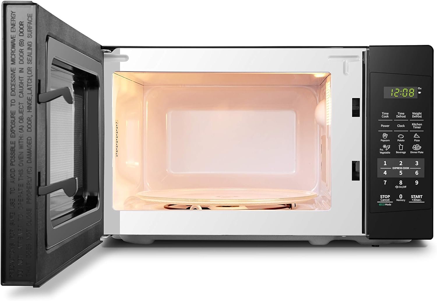 COMFEE EM720CPL-PM Countertop Microwave Oven with Sound On/Off, ECO Mode and Easy One-Touch Buttons, 0.7 Cu Ft/700W, Pearl White
