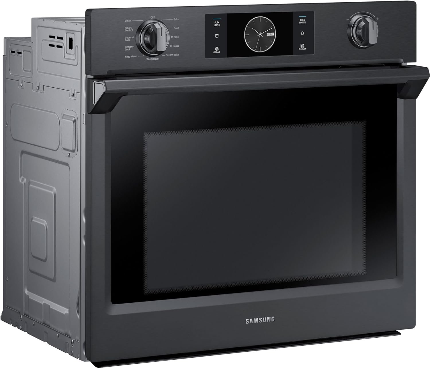 Samsung Appliance NV51K7770SG 30 5.1 cu. ft. Total Capacity Electric Single Wall Oven with Top Broiler, in Black Stainless Steel