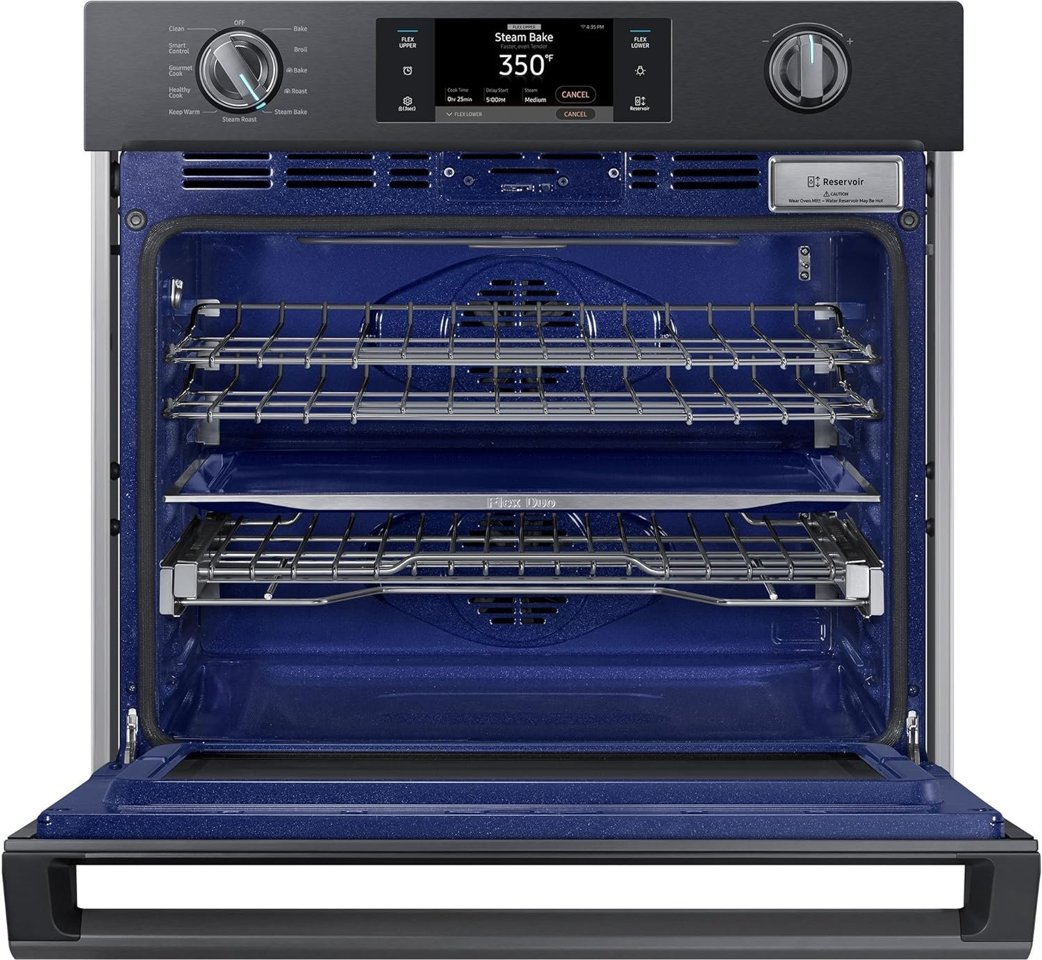 Samsung Appliance NV51K7770SG 30 5.1 cu. ft. Total Capacity Electric Single Wall Oven with Top Broiler, in Black Stainless Steel