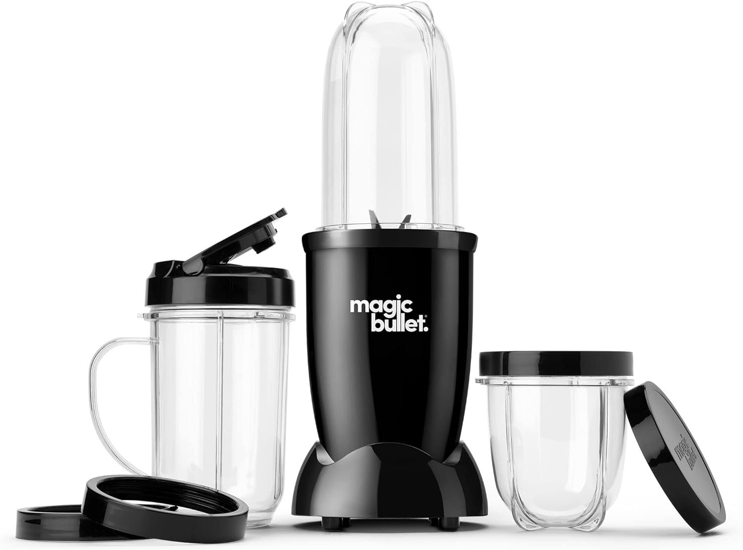 Magic Bullet Blender, Small, Silver, 11 Piece Set