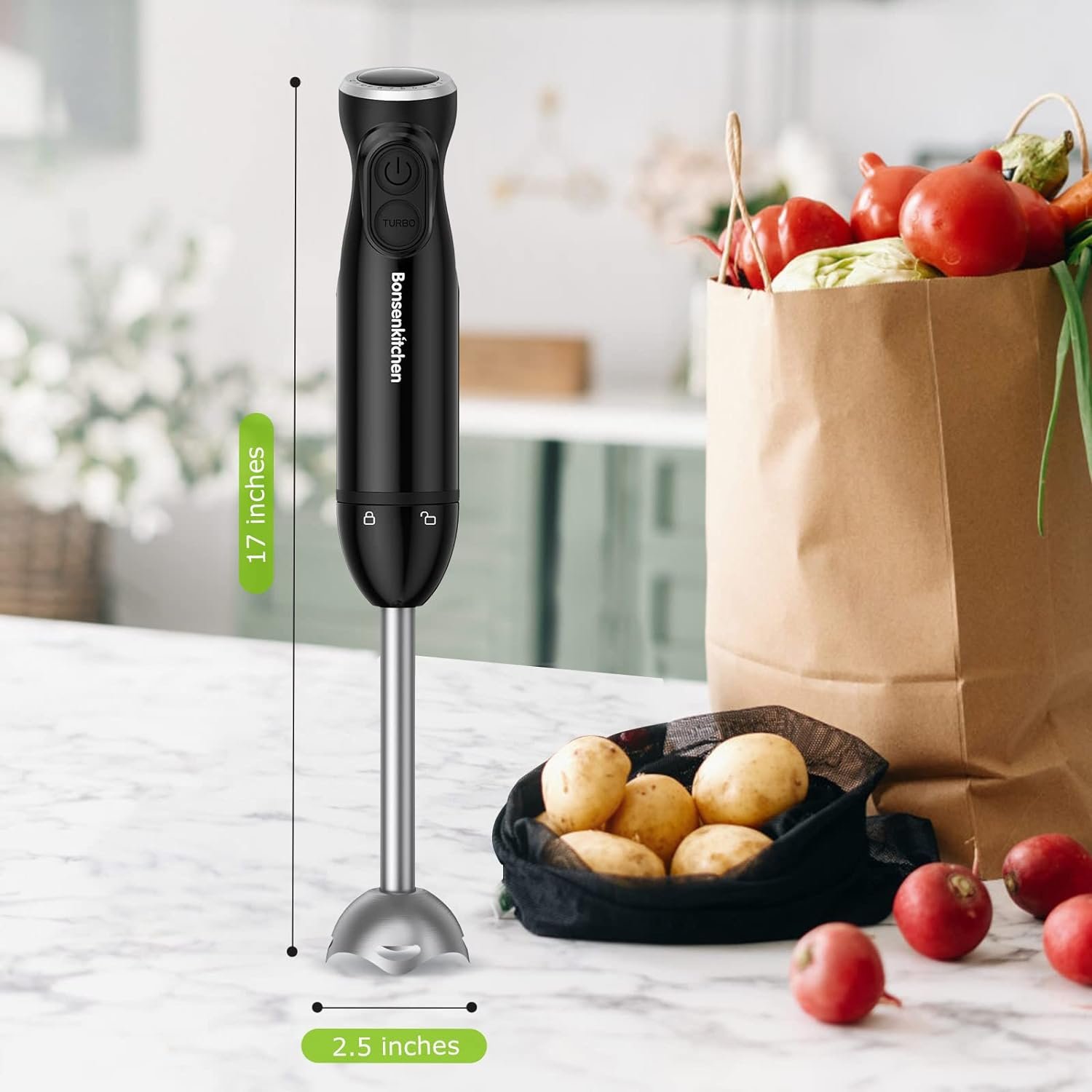 Bonsenkitchen Handheld Blender Review