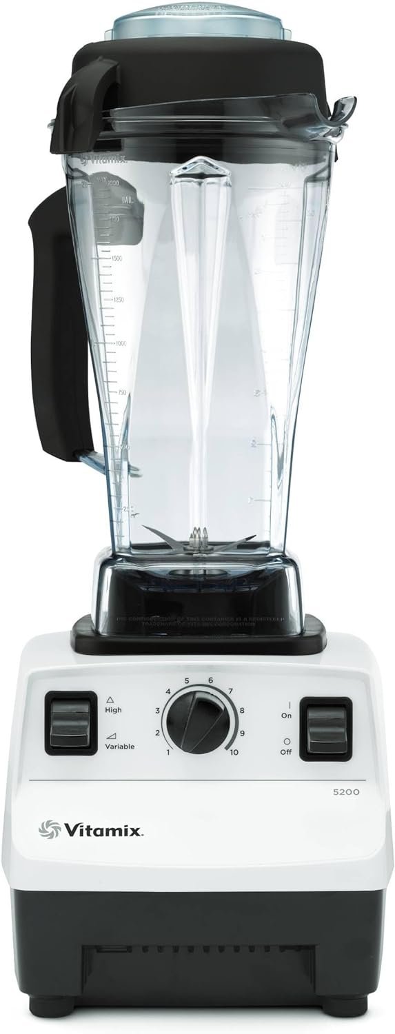 Vitamix 5200 Blender, Professional-Grade, Container, Self-Cleaning 64 oz, Black/Grey