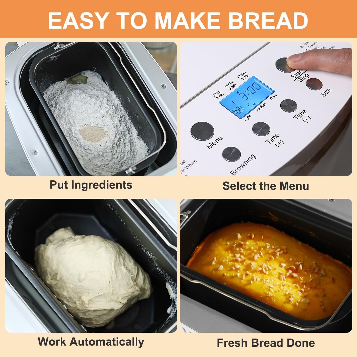 Bread Maker Machine with Gluten Free Setting Review