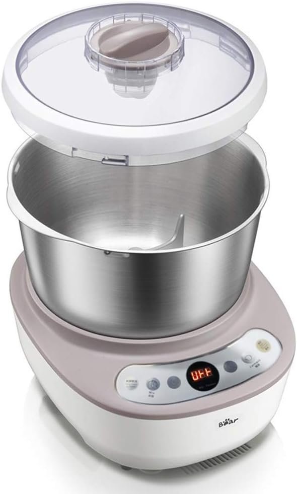 Bear HMJ-A50B1 Dough Maker with Ferment Function, Microcomputer Timing, Face-up Touch Panel, 4.5Qt, 304 Stainless Steel