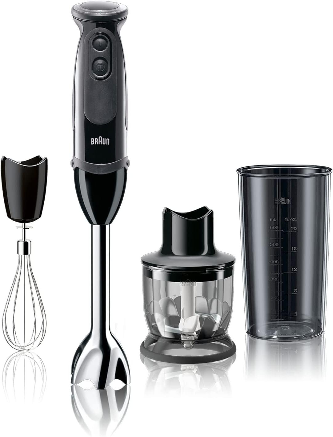 Braun MQ5025 Hand Blender Multiquick Vario, MQ5025, Black