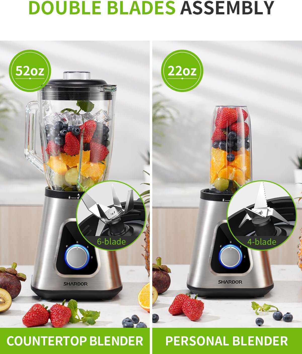 SHARDOR 1200W Blender for Shakes and Smoothies Review